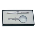 Engineer Letter Opener & Magnified Glass Set